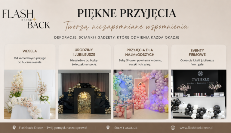 Dekoracje i dodatki, które zmieniają zwykłe spotkanie w piękne wydarzenie